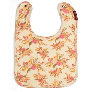 Milkbarn Organic Cotton Three-Layer Traditional Bib -- Vintage Floral NWT